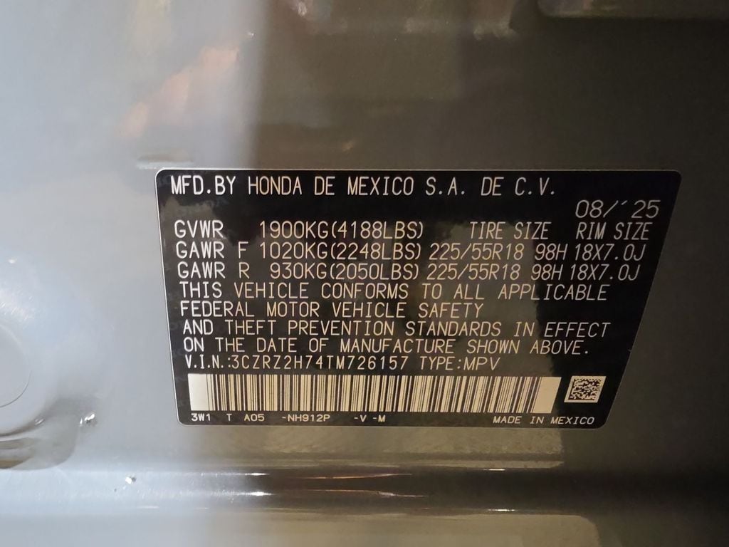 2026 Honda HR-V EX-L - Photo 26