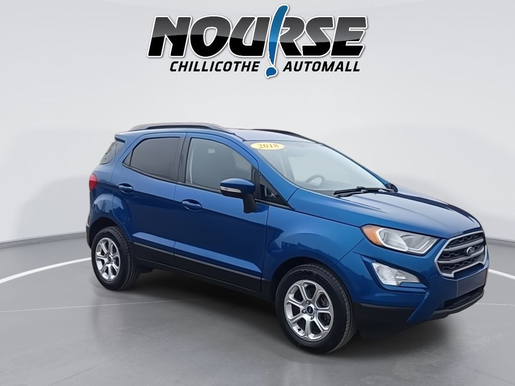 Used 2018 Ford Ecosport SE with VIN MAJ3P1TEXJC179725 for sale in Chillicothe, OH