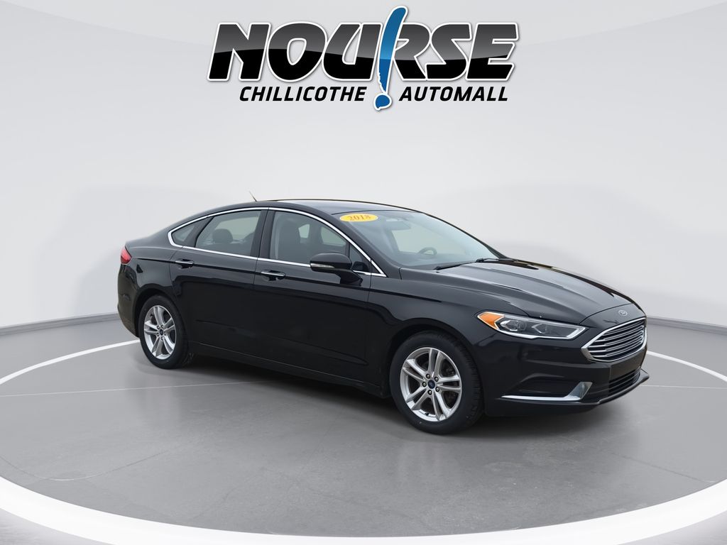 Used 2018 Ford Fusion SE with VIN 3FA6P0HD9JR256254 for sale in Chillicothe, OH