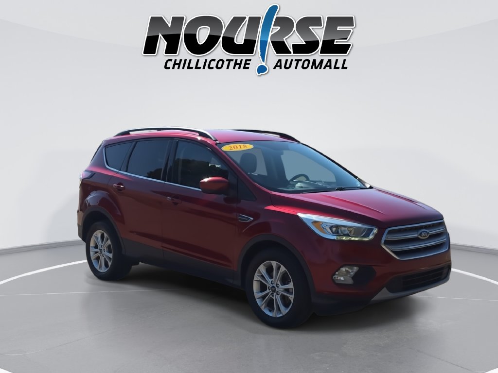 Used 2018 Ford Escape SEL with VIN 1FMCU0HD4JUB20009 for sale in Chillicothe, OH