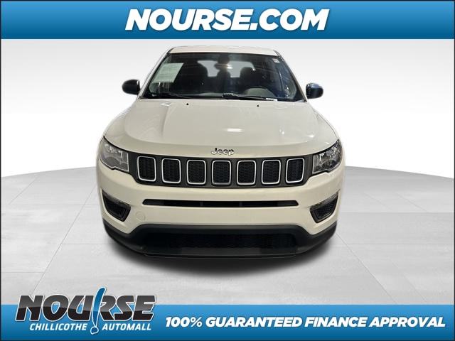 Certified 2021 Jeep Compass Sport with VIN 3C4NJDAB0MT537244 for sale in Chillicothe, OH