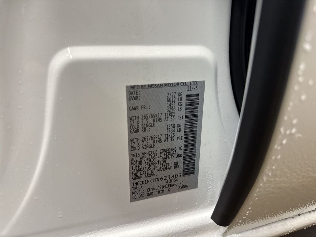 2026 Nissan Frontier SV - Photo 25