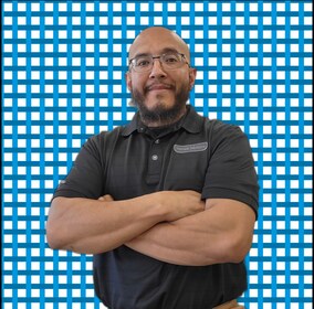 Staff member Jorge Ortiz from 16ccdf5ffe42