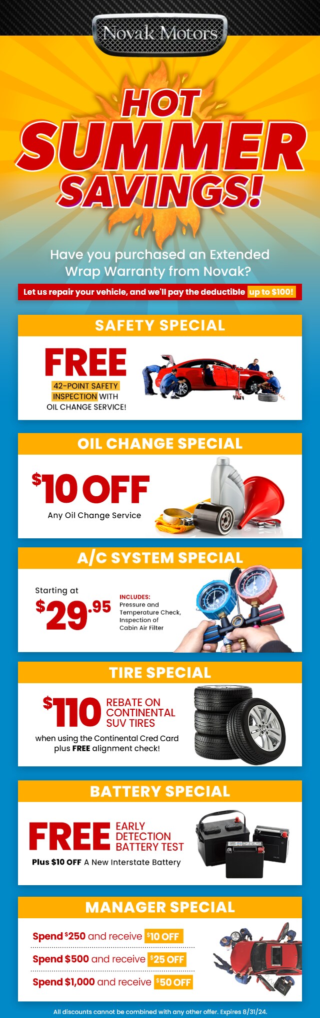 Service Coupons New Jersey Novak Motors