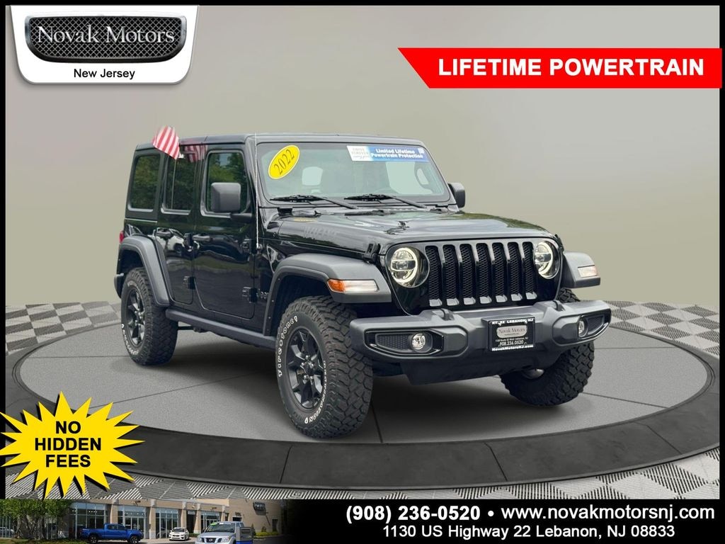 Used 2022 Jeep Wrangler Unlimited Willys SUV