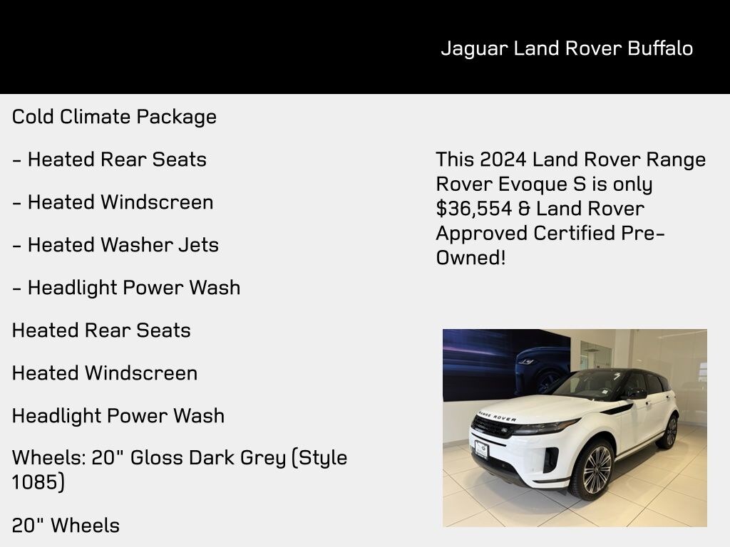 Used 2024 Land Rover Range Rover Evoque S SUV