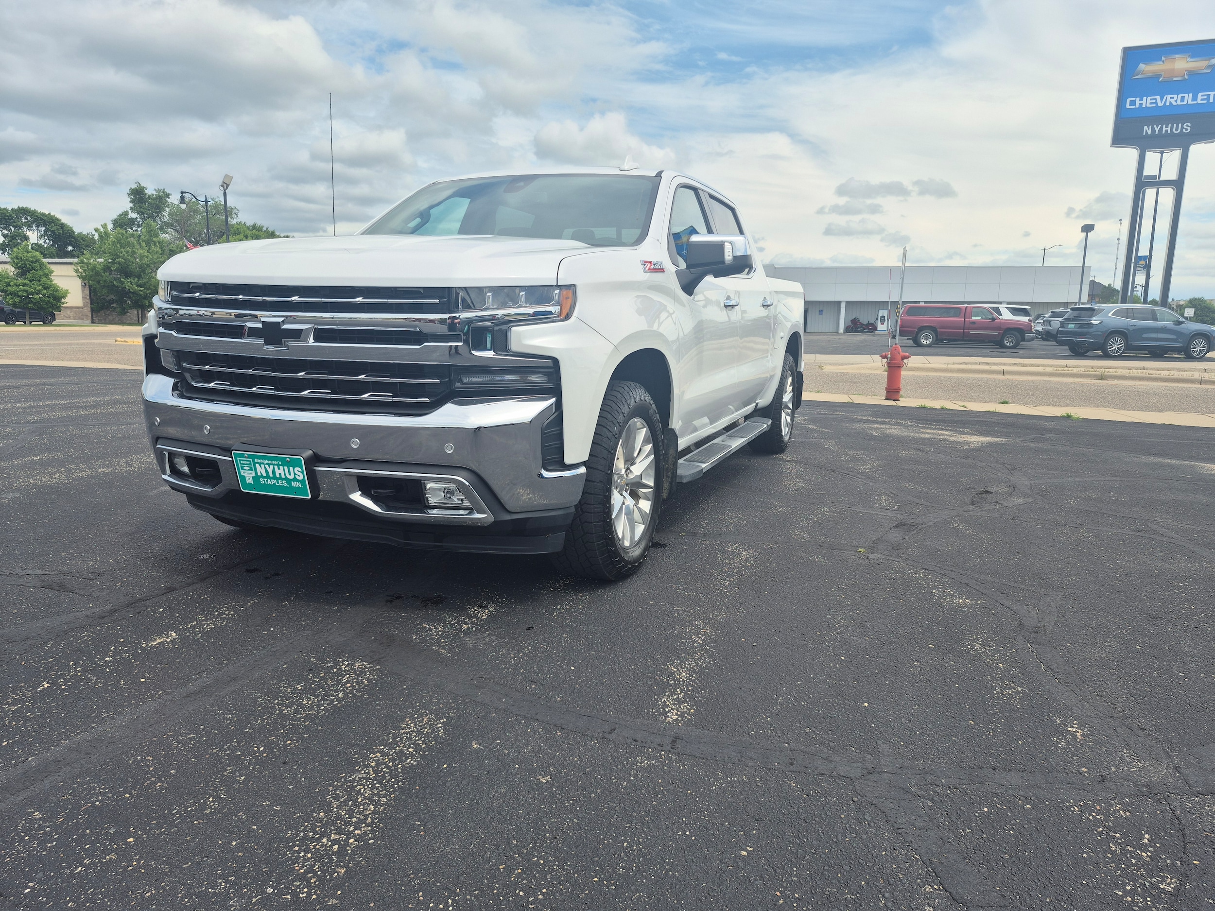Used 2021 Chevrolet Silverado 1500 LTZ with VIN 3GCUYGED4MG185749 for sale in Staples, Minnesota