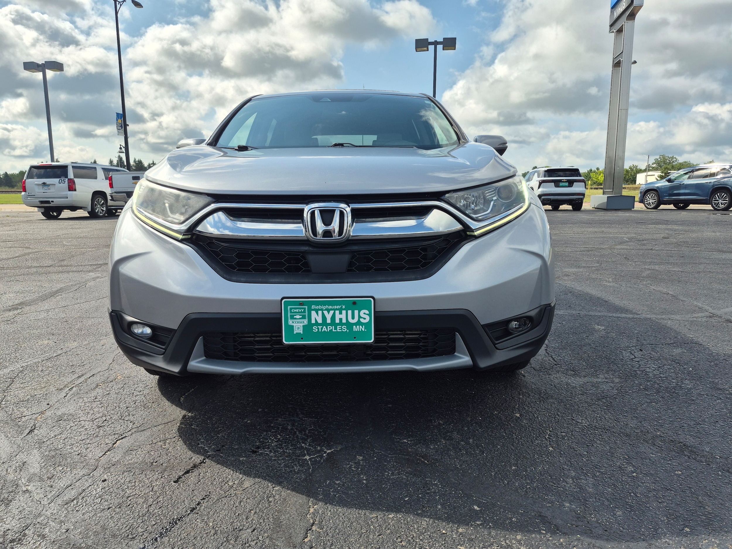 Used 2017 Honda CR-V EX-L with VIN 5J6RW2H85HL071811 for sale in Staples, Minnesota
