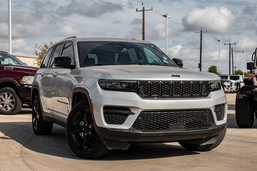 Used 2023 Jeep Grand Cherokee Altitude with VIN 1C4RJHAGXPC581174 for sale in Castroville, TX