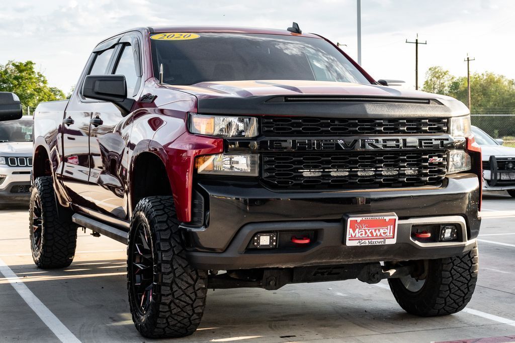 Used 2020 Chevrolet Silverado 1500 Custom with VIN 3GCPYCEF6LG111142 for sale in Castroville, TX