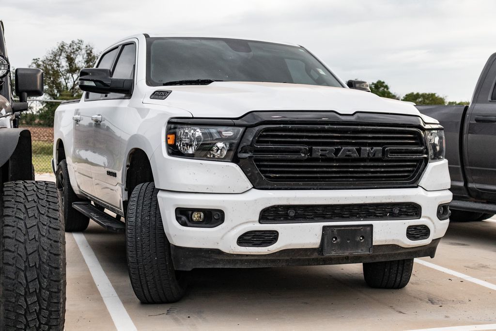 Used 2021 RAM Ram 1500 Pickup Big Horn/Lone Star with VIN 1C6RREFT7MN543373 for sale in Castroville, TX