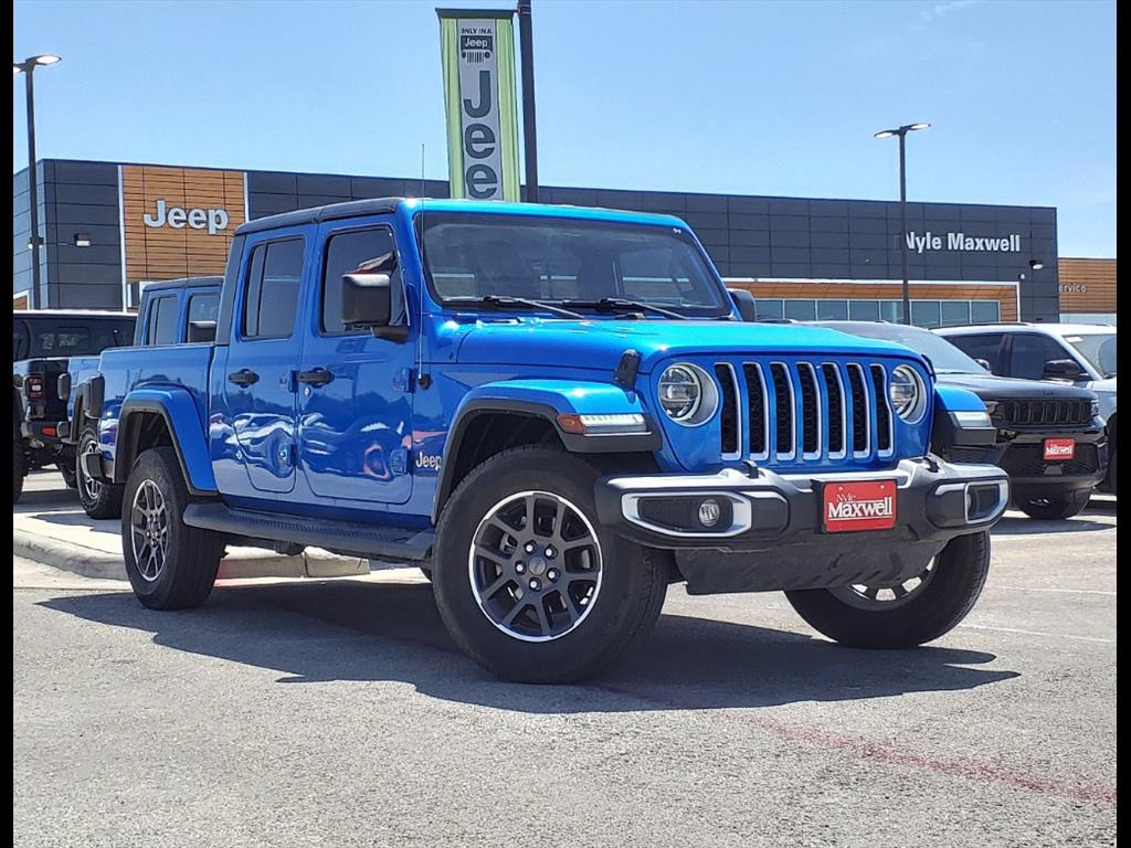 Used 2021 Jeep Gladiator Overland with VIN 1C6HJTFG4ML559410 for sale in Killeen, TX