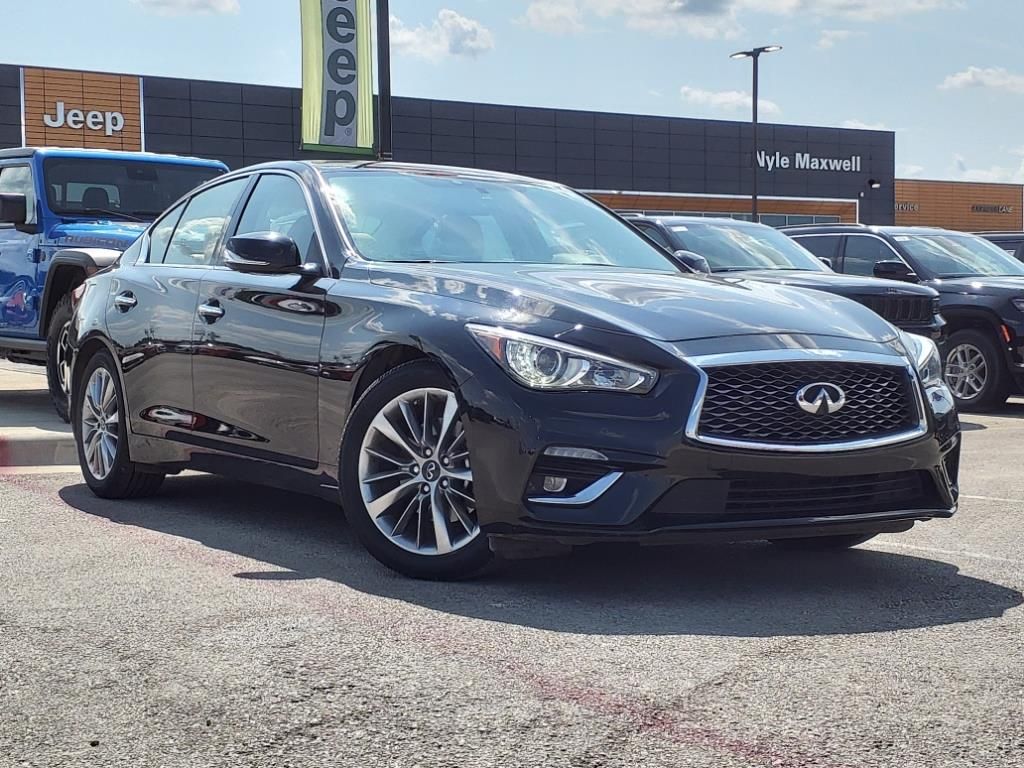 Used 2022 INFINITI Q50 LUXE with VIN JN1EV7BP3NM311807 for sale in Killeen, TX