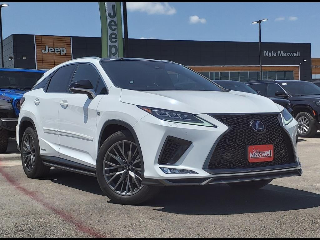 Used 2022 Lexus RX Hybrid 450h F SPORT with VIN 2T2YGMDA8NC083839 for sale in Killeen, TX