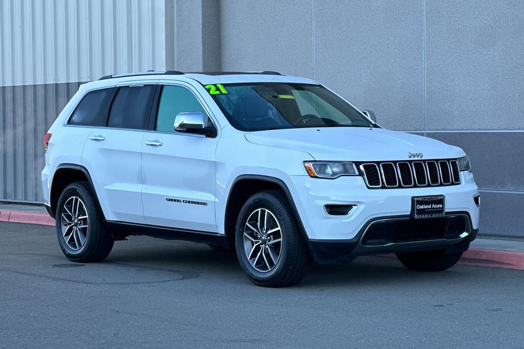 Used 2021 Jeep Grand Cherokee Limited with VIN 1C4RJEBG3MC656421 for sale in Oakland, CA