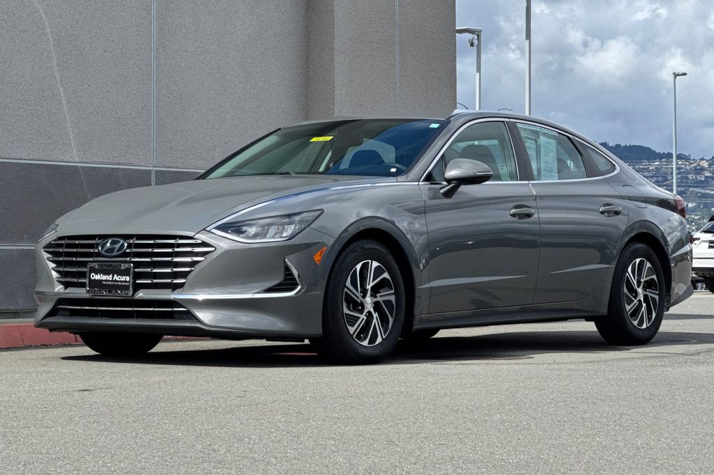 2020 Hyundai Sonata Hybrid Blue photo 3