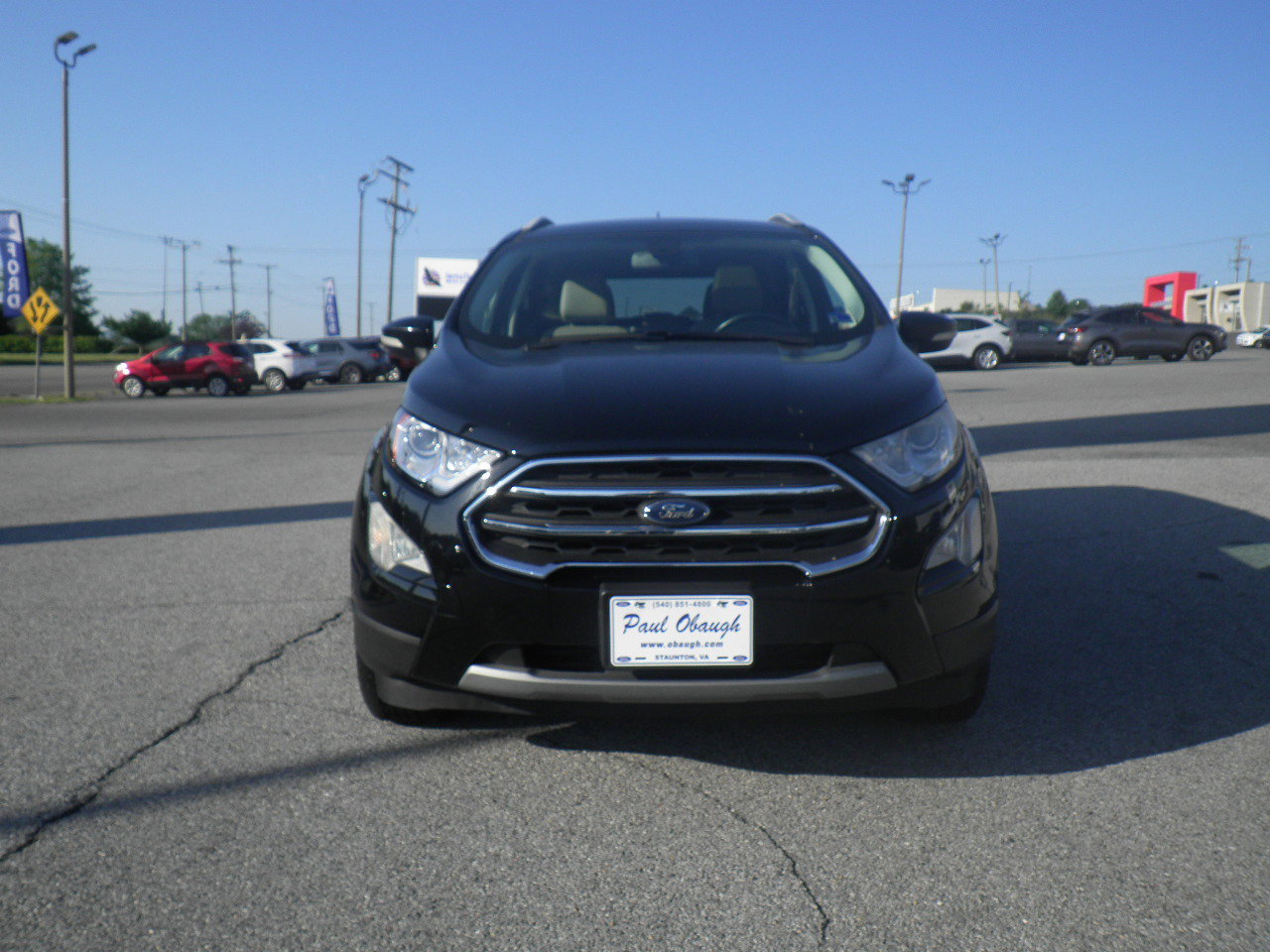 Used 2019 Ford Ecosport Titanium with VIN MAJ6S3KL6KC252887 for sale in Staunton, VA
