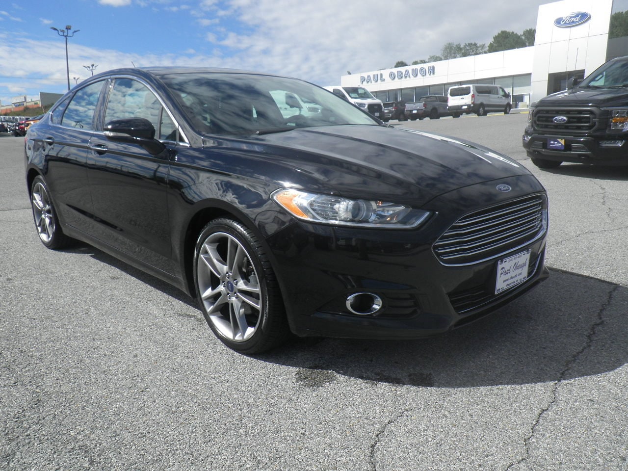 Used 2016 Ford Fusion Titanium with VIN 3FA6P0K96GR257116 for sale in Staunton, VA