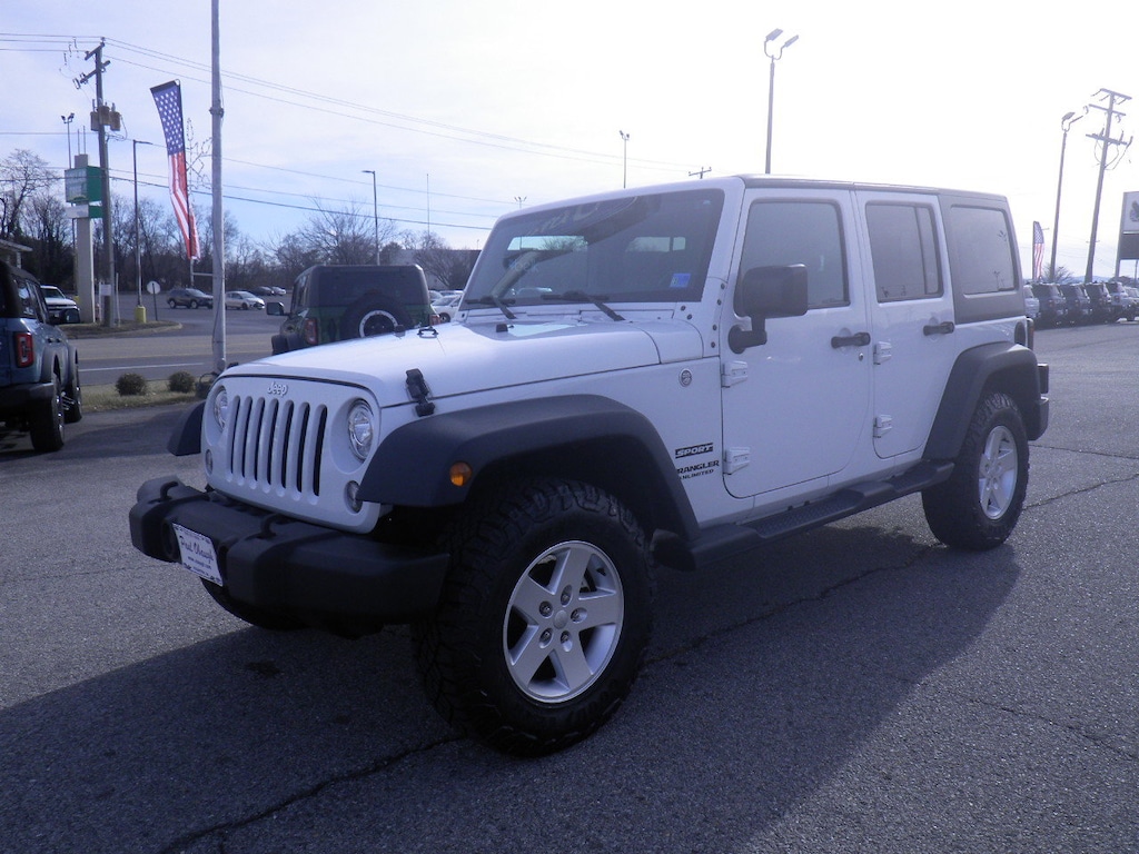 Used 2017 Jeep Wrangler JK Unlimited Sport 4x4 SUV