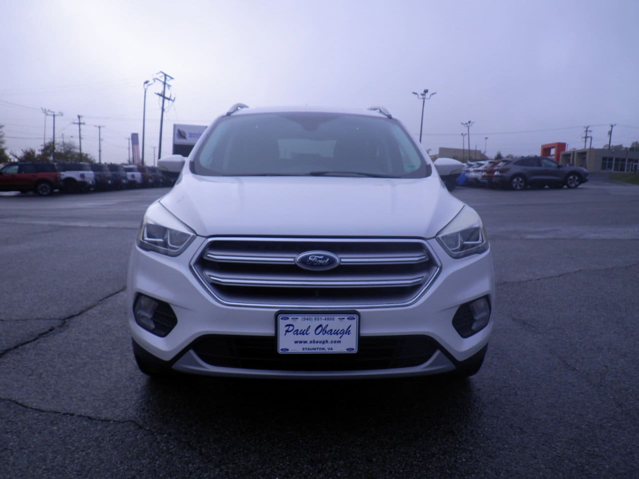 Used 2017 Ford Escape Titanium with VIN 1FMCU0J98HUD36753 for sale in Staunton, VA