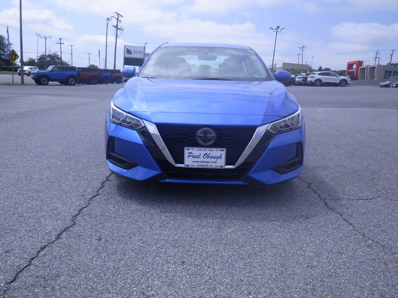 Used 2021 Nissan Sentra SV with VIN 3N1AB8CV1MY203983 for sale in Staunton, VA