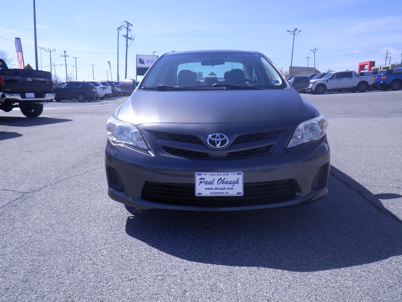 Used 2011 Toyota Corolla LE with VIN JTDBU4EE1B9136242 for sale in Staunton, VA