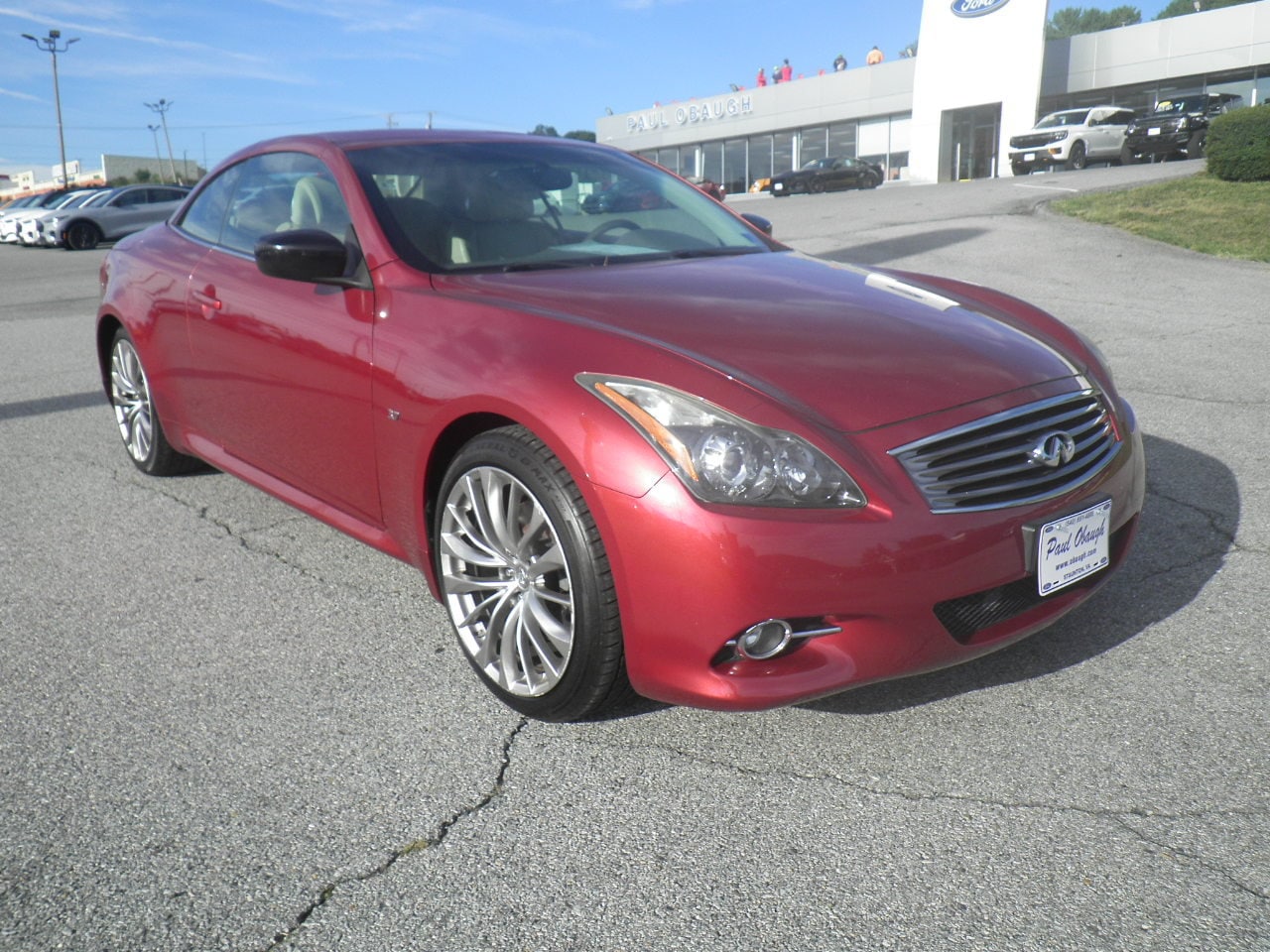 Used 2014 INFINITI Q60 Convertible Base with VIN JN1CV6FE0EM902168 for sale in Staunton, VA