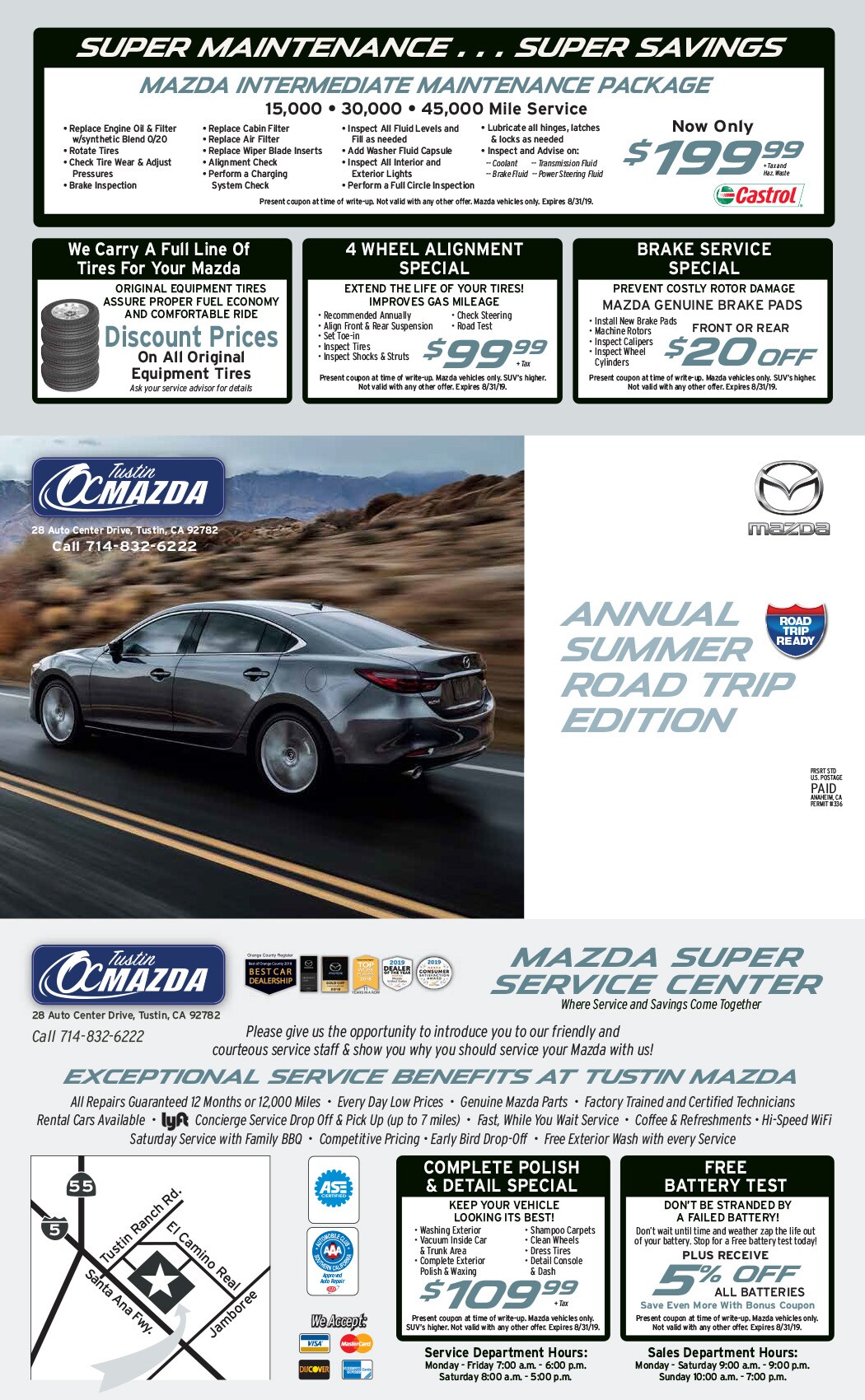 Service Coupons Tustin Mazda