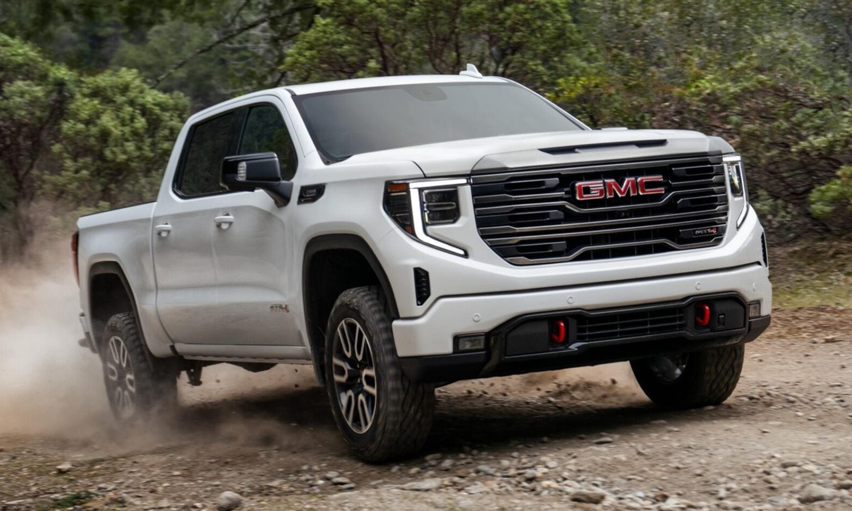 New 2023 GMC Sierra 1500 AT4 in Summit White