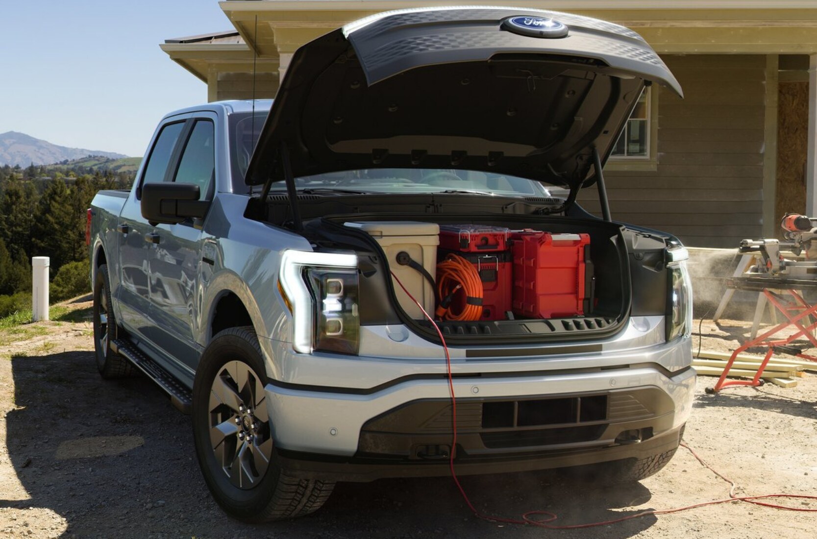 New 2022 Ford F-150 Lightning Front Frunk Trunk