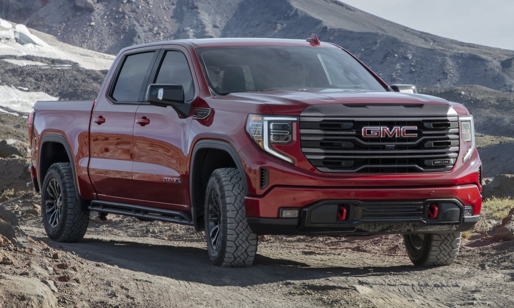 Exterior of the New 2022 GMC Sierra 1500 AT4X off-road truck