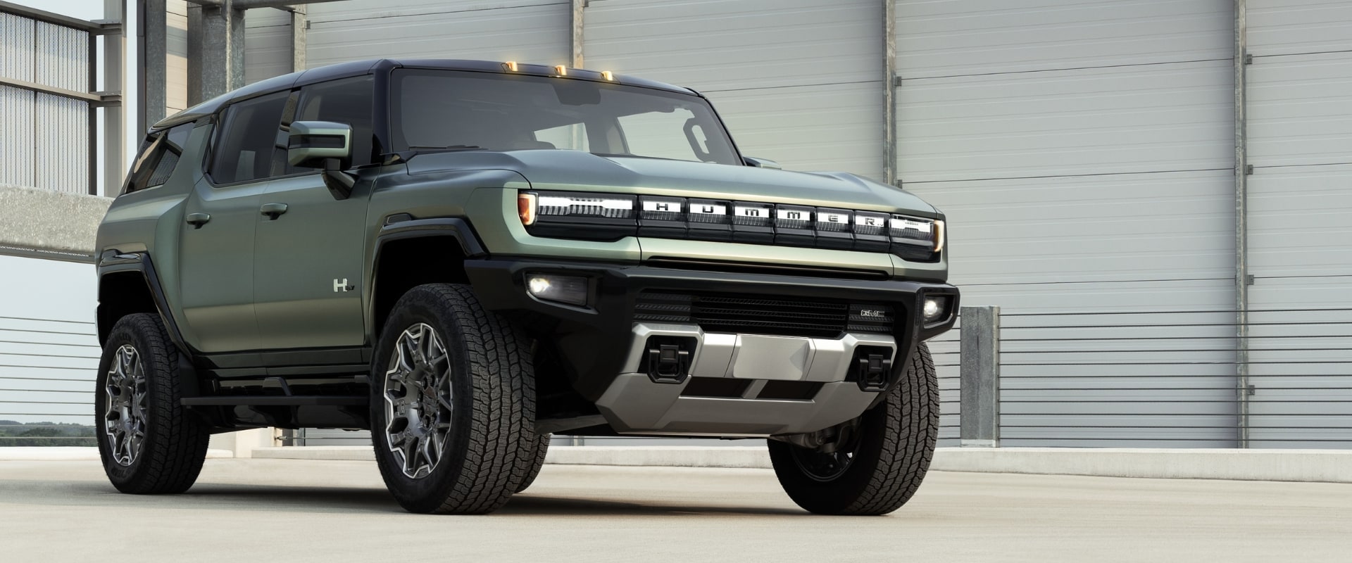 All-New First-Ever 2024 GMC HUMMER EV SUV Hero Image