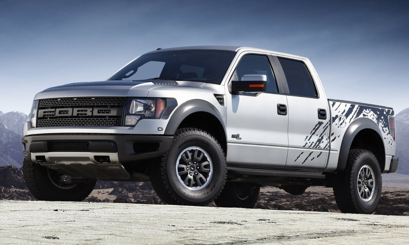 a silver Used 2012 Ford F-150 Raptor Truck