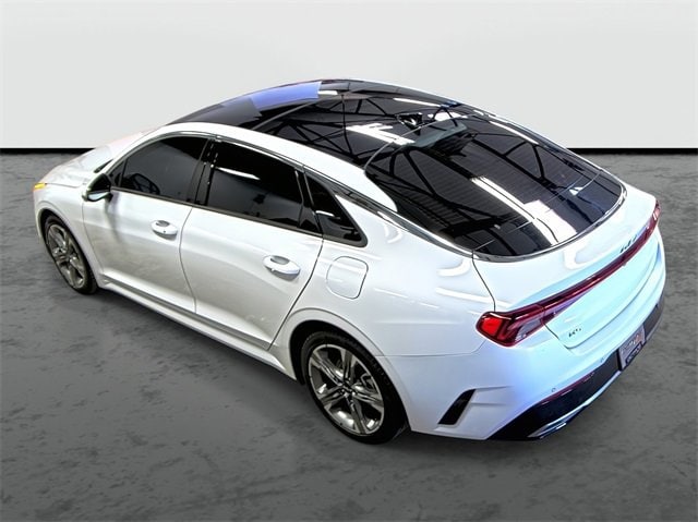 Used 2023 Kia K5 EX with VIN 5XXG34J23PG173601 for sale in Santa Fe, NM