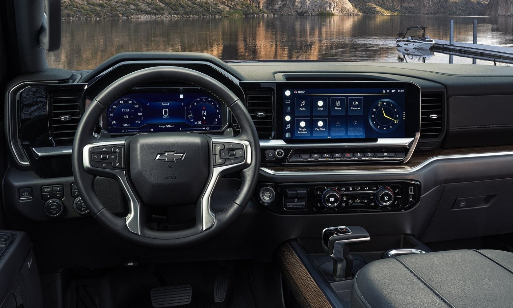 2024 Chevy Silverado 1500 Interior Comparison Image