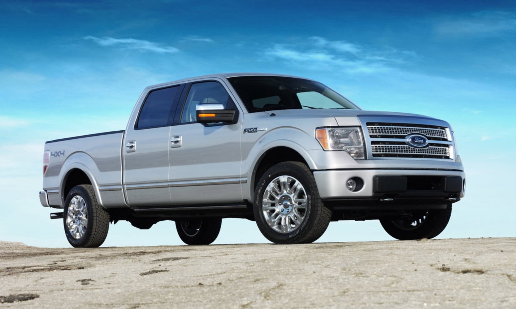 a silver Used 2009 Ford F-150 Truck