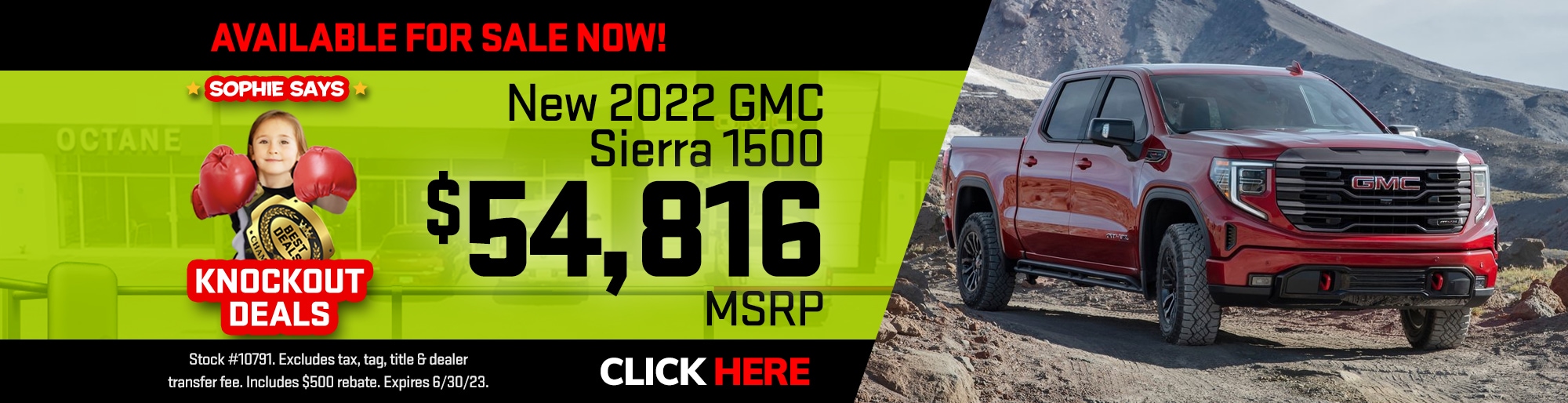 On Sale Today New GMC Specials on Sierras, Acadias, Terrains, Yukons