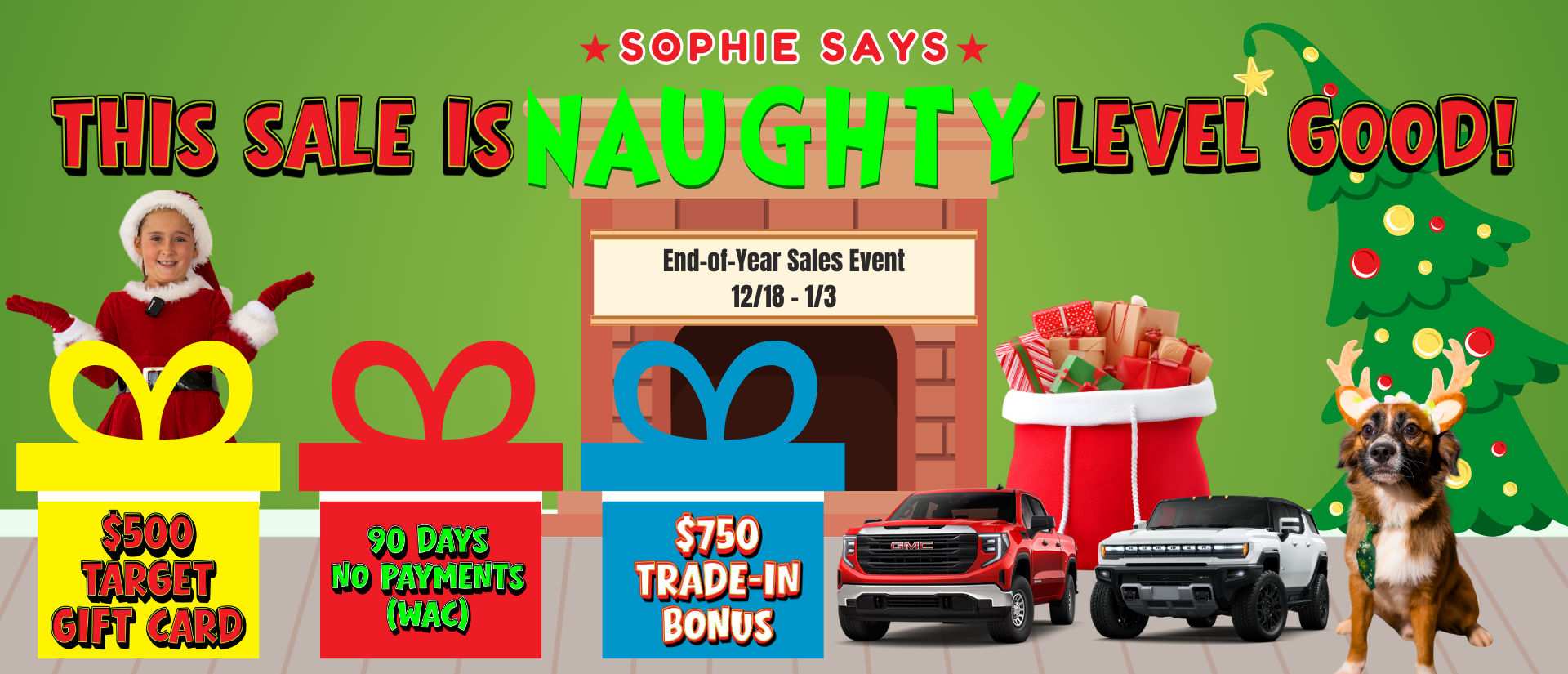 Sophie Says Octane GMC has the best deals on New GMCs for sale in Santa Fe, NM