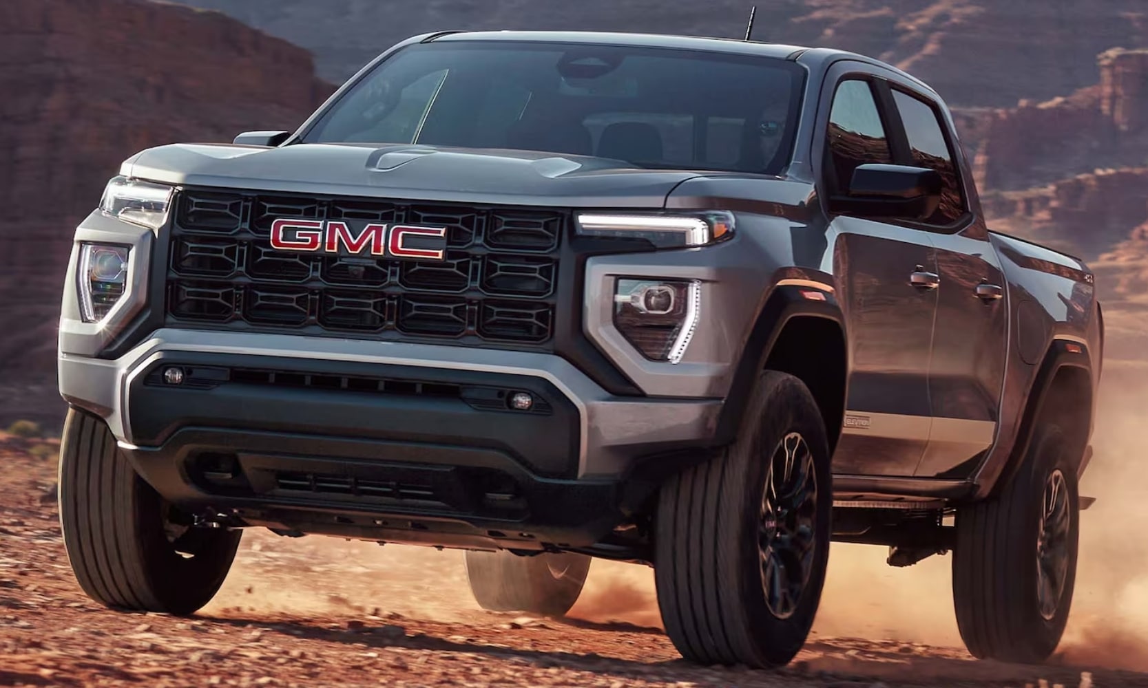 exterior view of a 2024 GMC Canyon truck