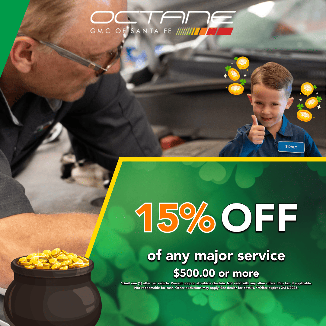 15% off of any major service $500 or more