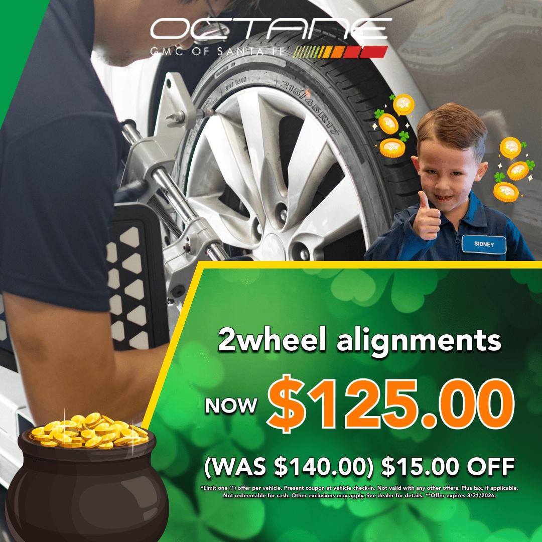 $15 off of 2 Wheel Alignments