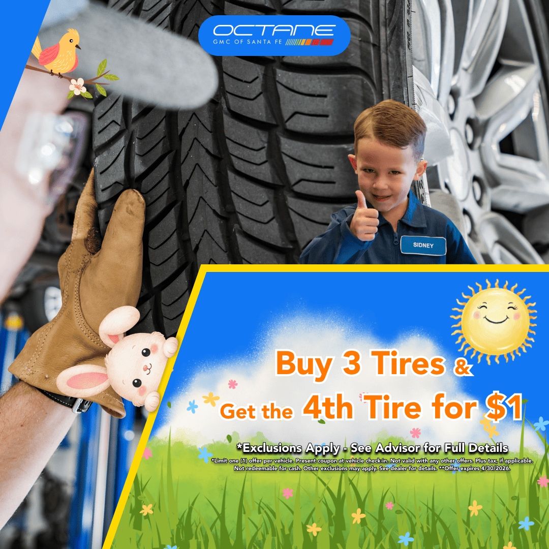 Buy 3 tires and get the 4th Tire for $1