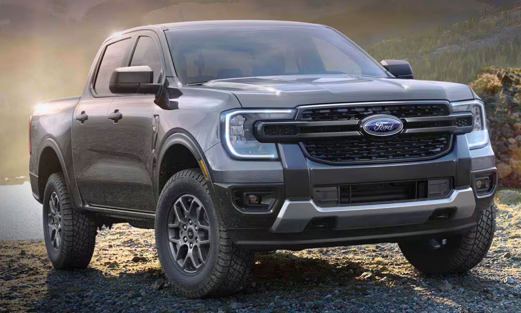 exterior view of a 2024 Ford Ranger truck