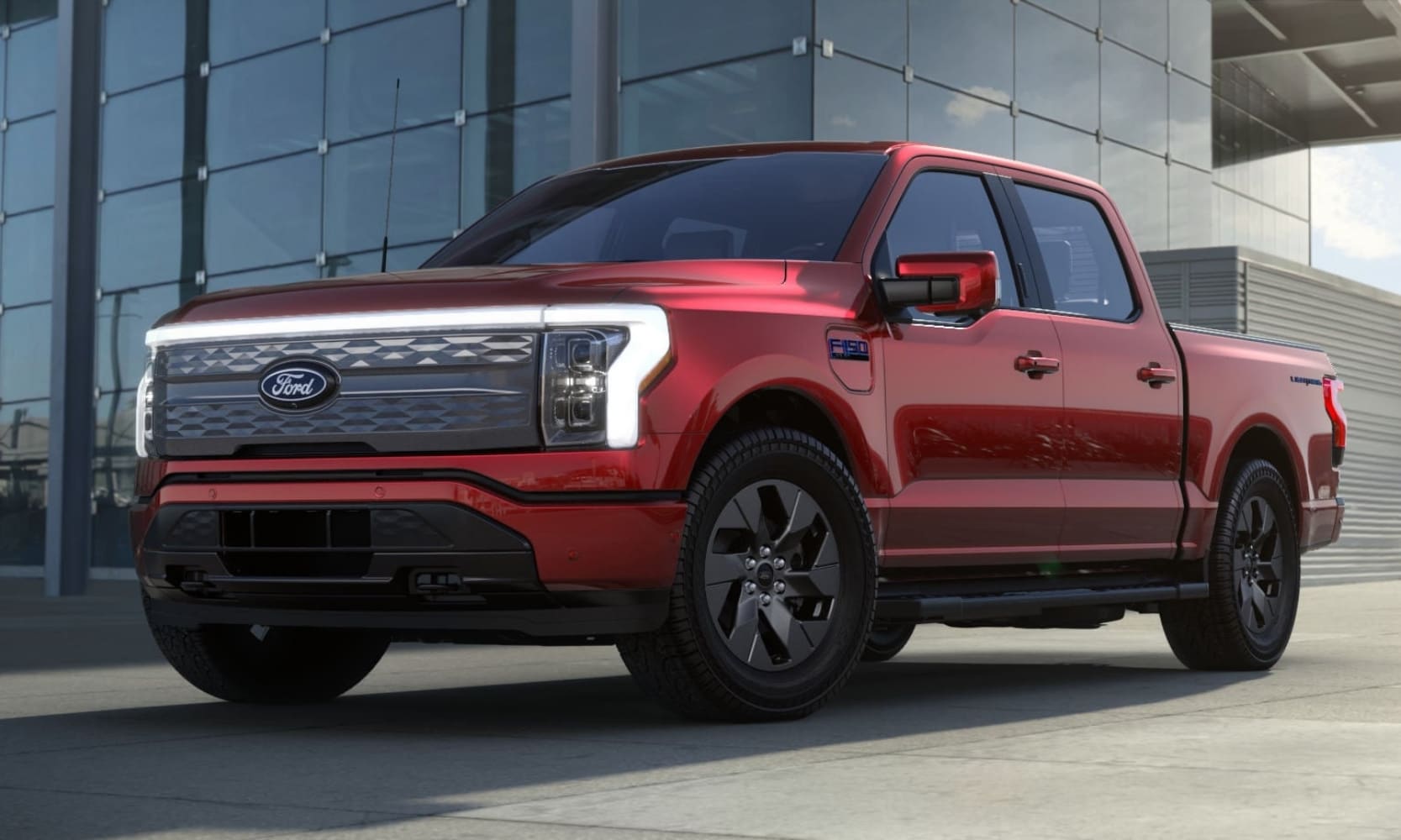 2025 Ford F-150 Lightning exterior comparison