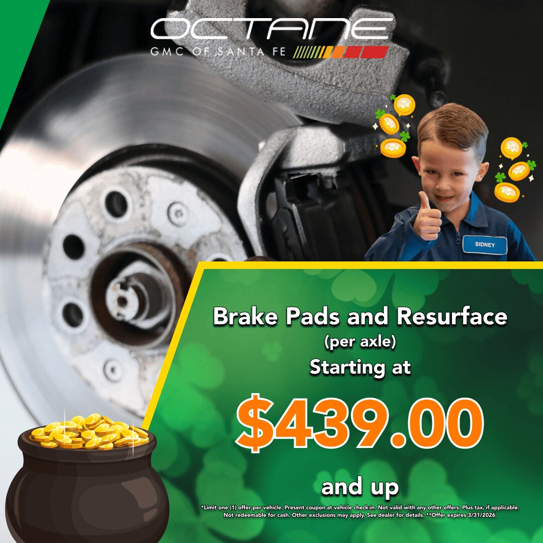 Brake pads and resurface starting at $439