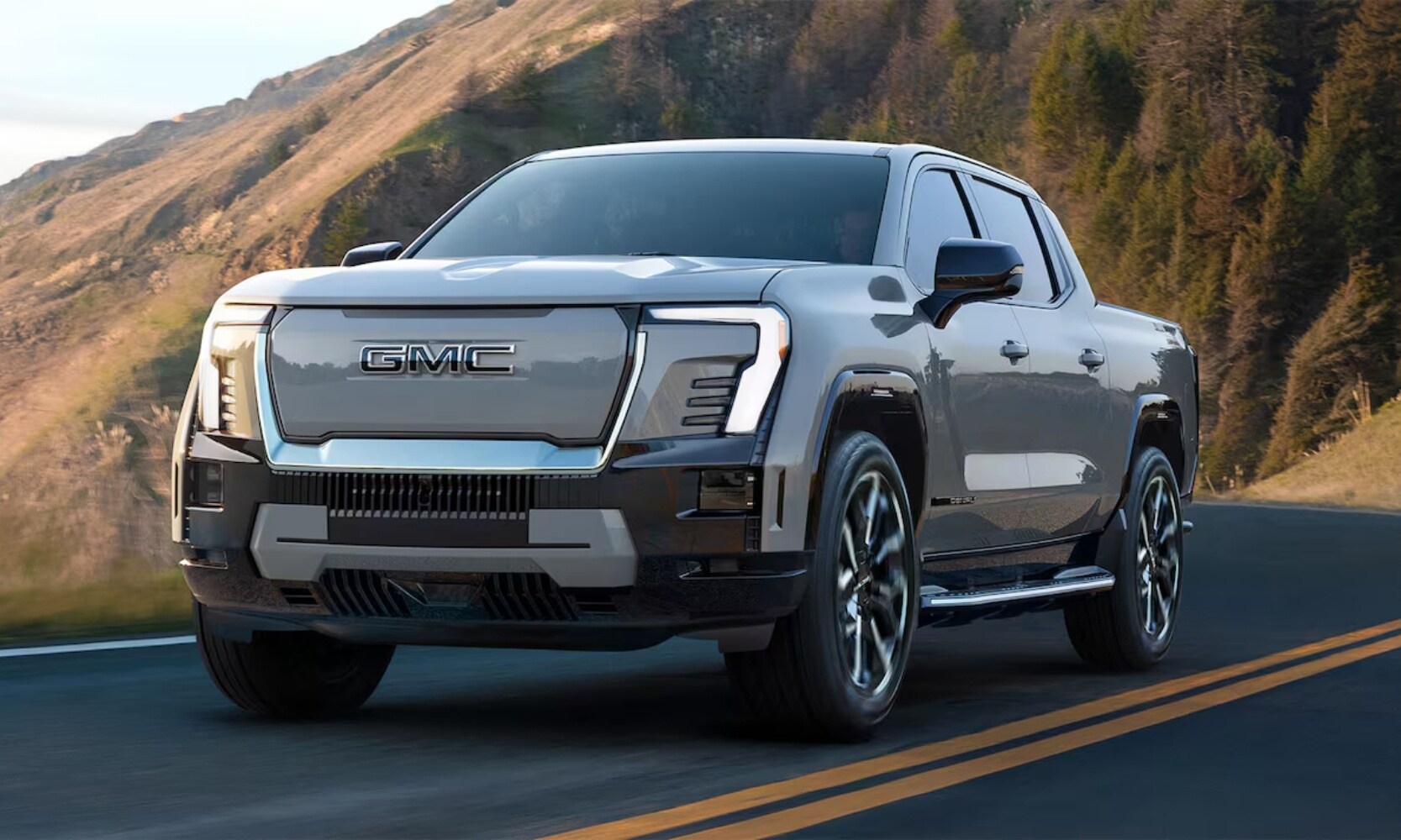 2025 GMC Sierra EV exterior comparison