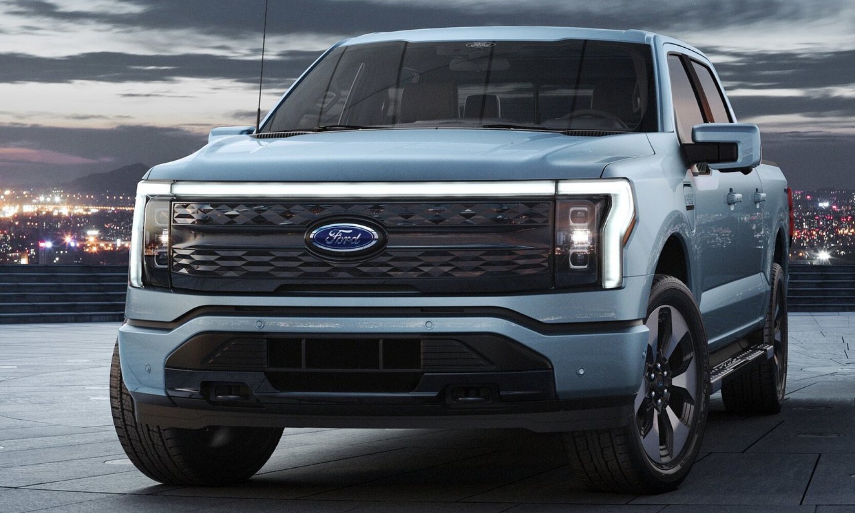 New 2022 Ford F-150 Lightning Pickup Truck Exterior