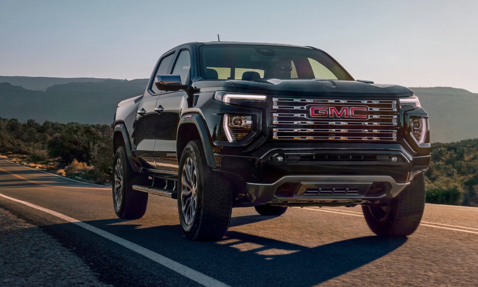 2024 GMC Canyon Denali in Onyx Black color