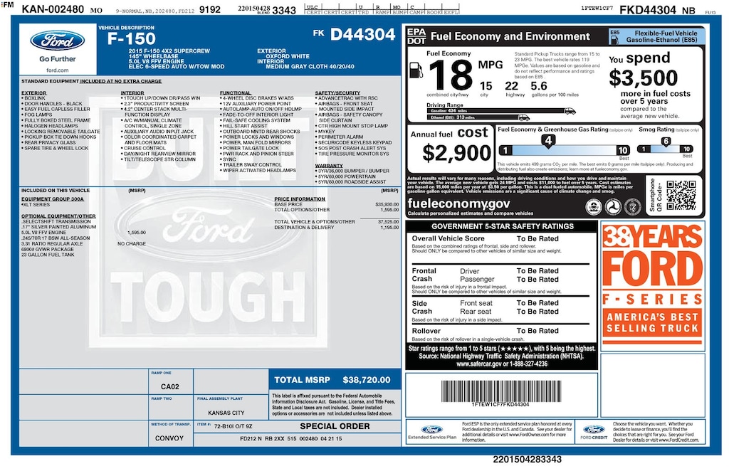 Used 2015 Ford F-150 XLT Truck