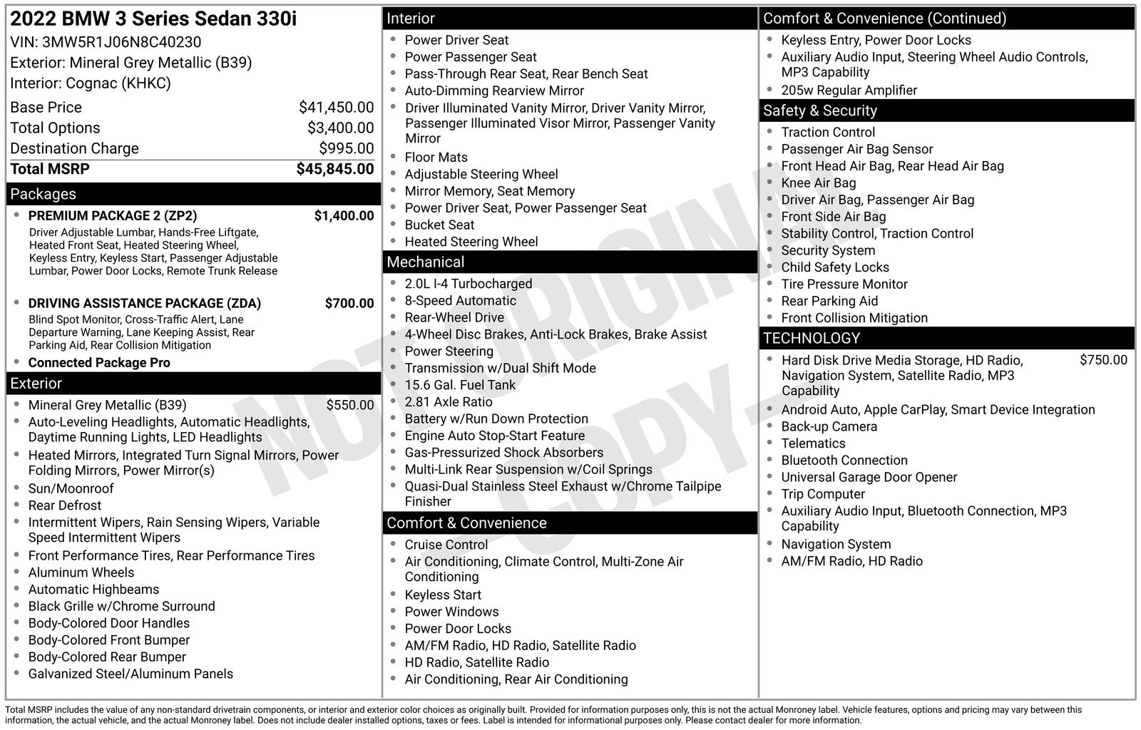 2022 BMW 3 Series 330i's photo